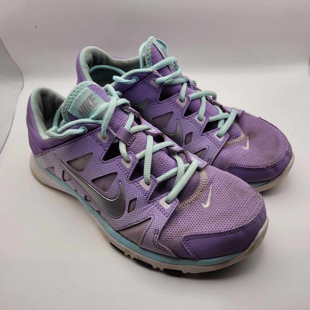 Nike Lunar Forever 4 Womens Running Shoes Purple Blue 616694-503 Size 8